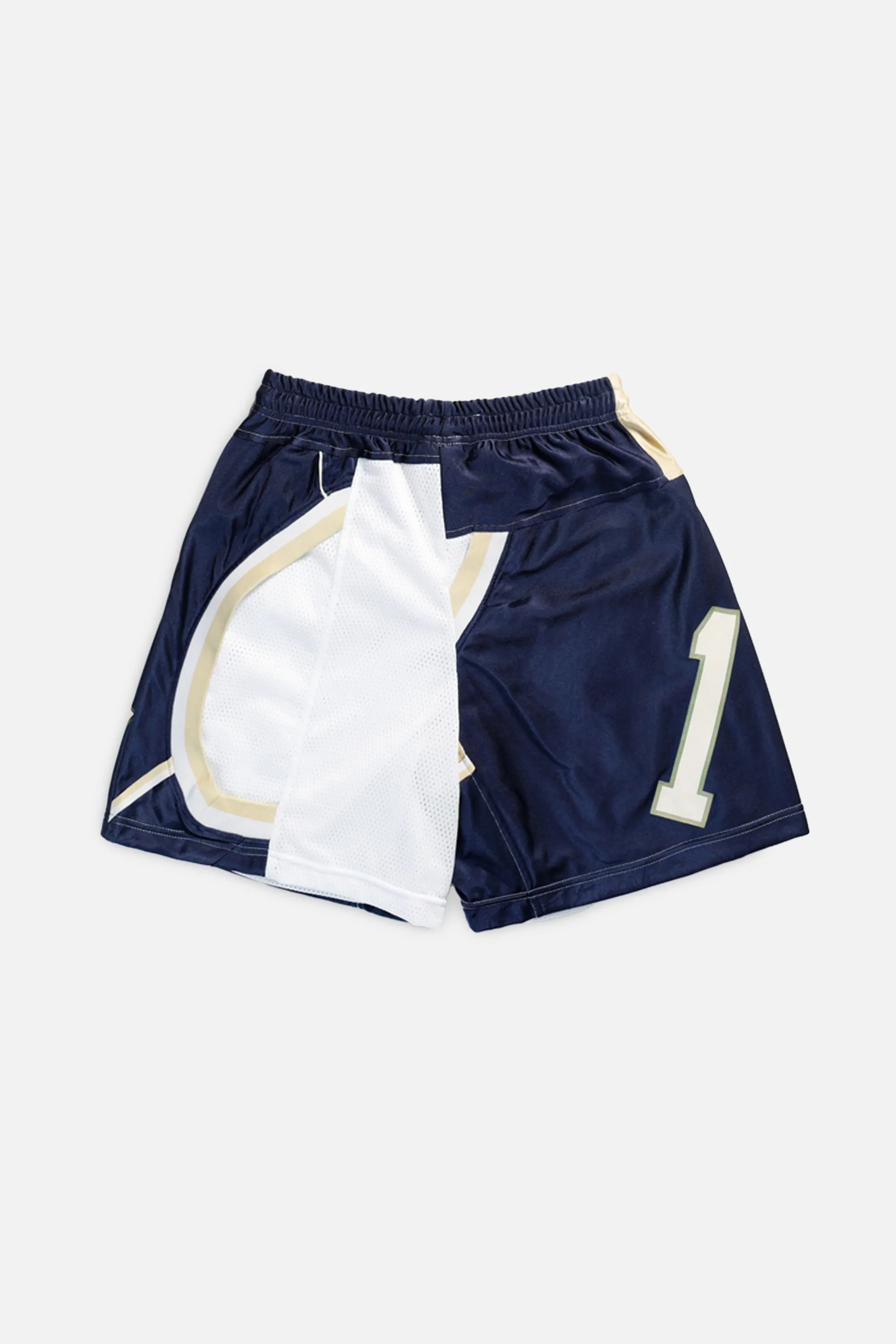 Unisex Rework Notre Dame Fighting Irish Jersey Shorts - S Frankie