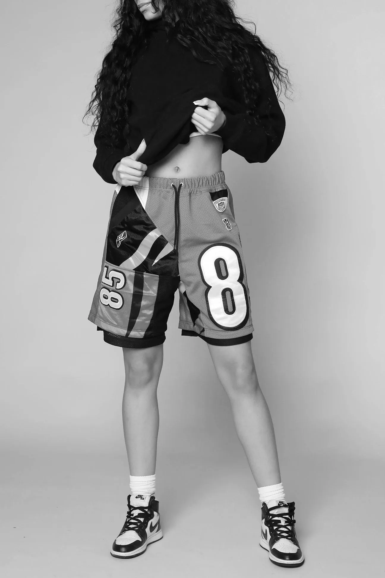 Unisex Rework Notre Dame Fighting Irish Jersey Shorts - S Frankie