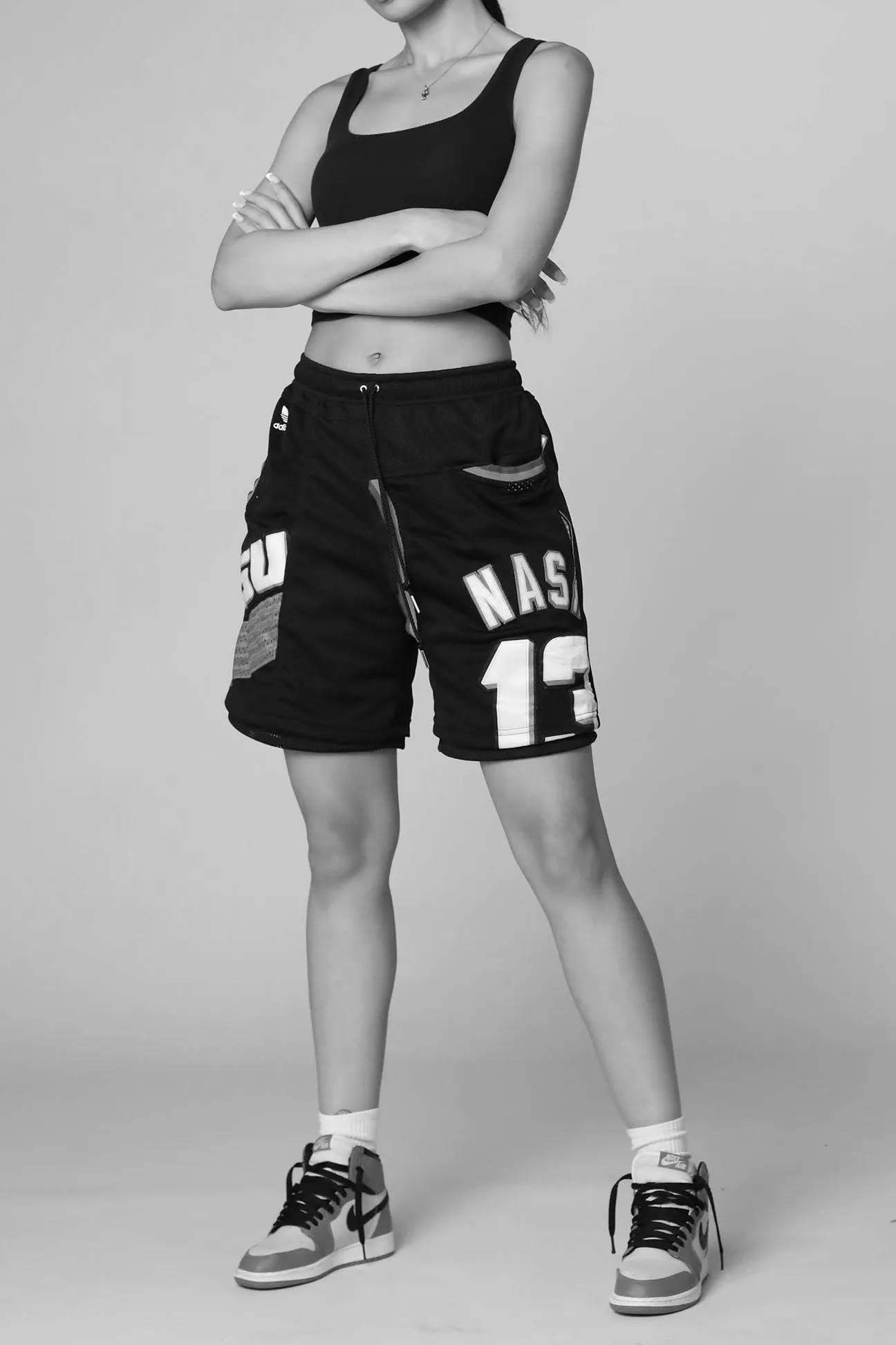 Unisex Rework Notre Dame Fighting Irish Jersey Shorts - S Frankie