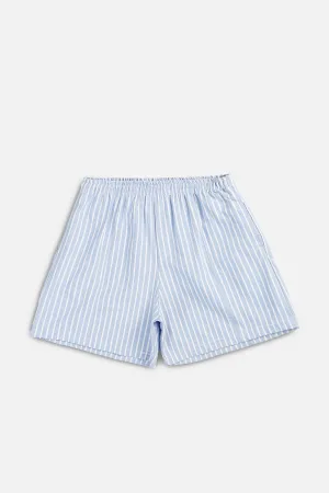 Unisex Rework Oxford Boxer Shorts - M Frankie