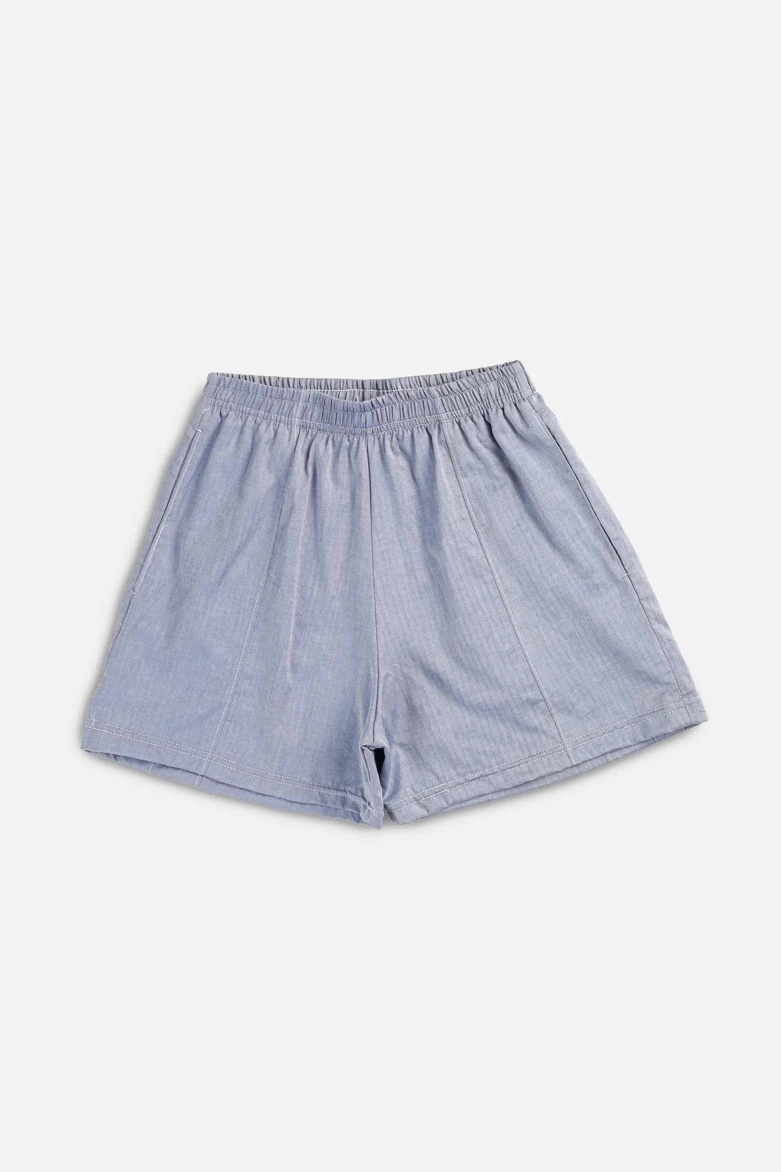 Unisex Rework Oxford Boxer Shorts - XS Frankie