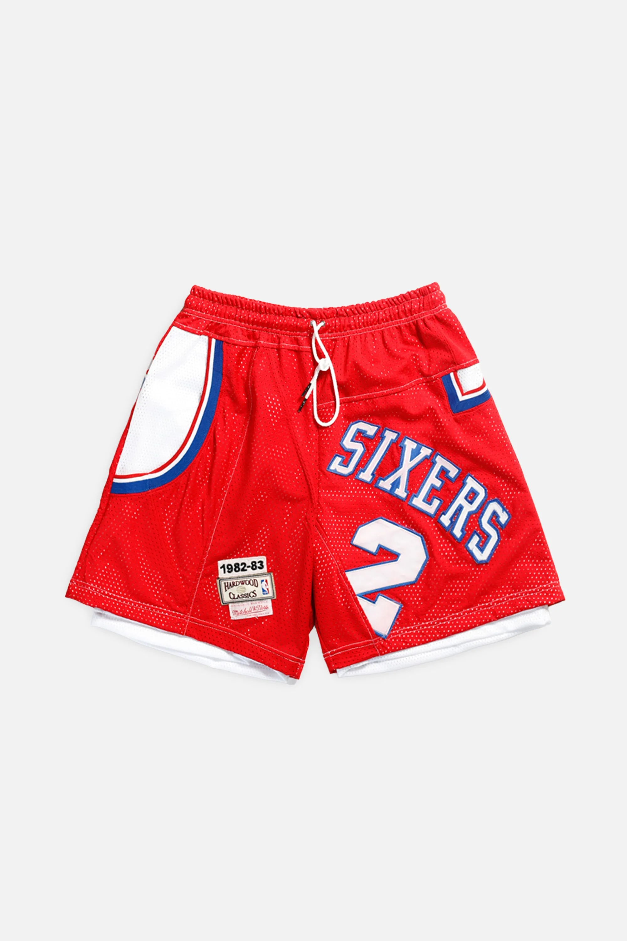 Unisex Rework Philadelphia 76ers NBA Jersey Shorts - M Frankie