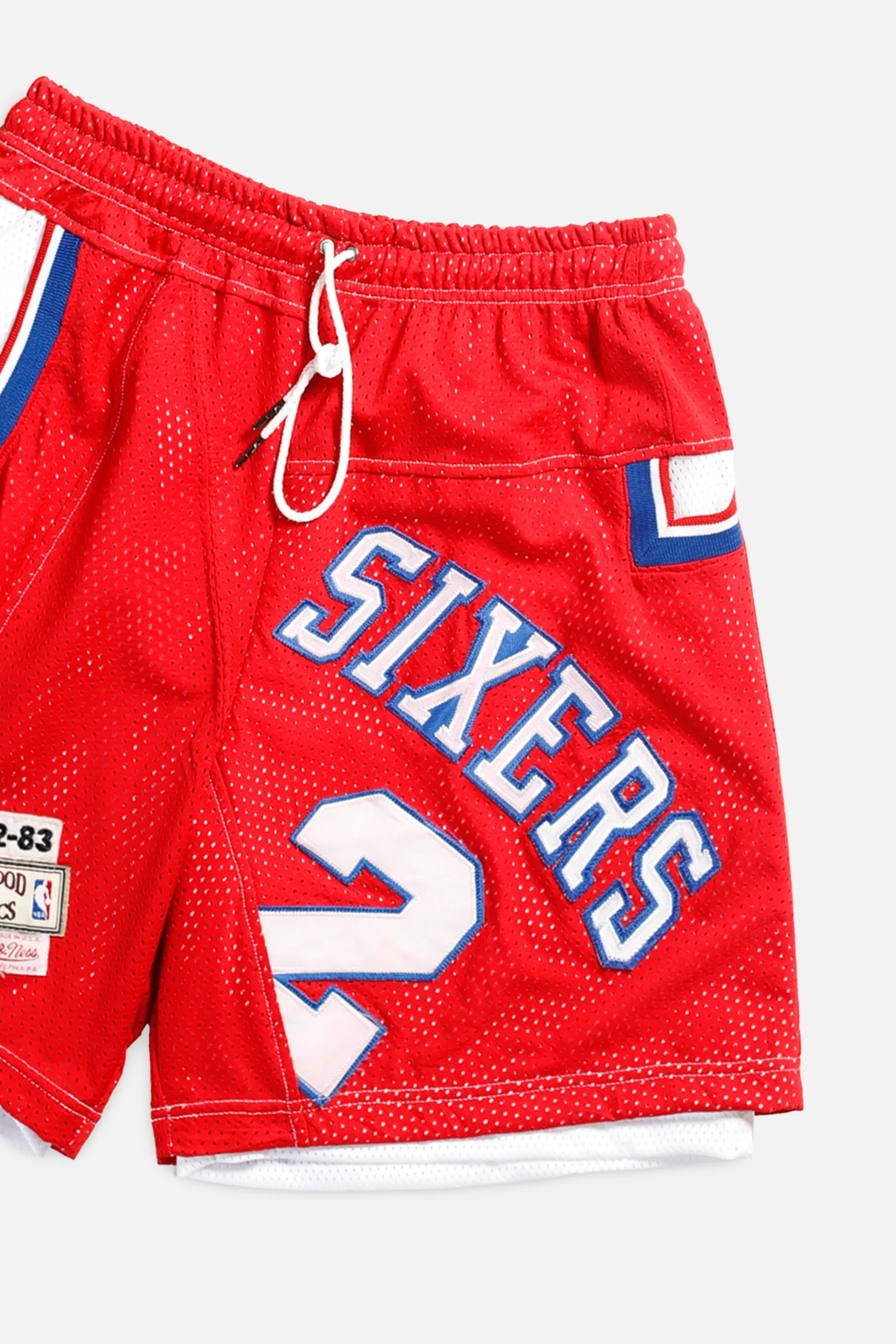 Unisex Rework Philadelphia 76ers NBA Jersey Shorts - M Frankie