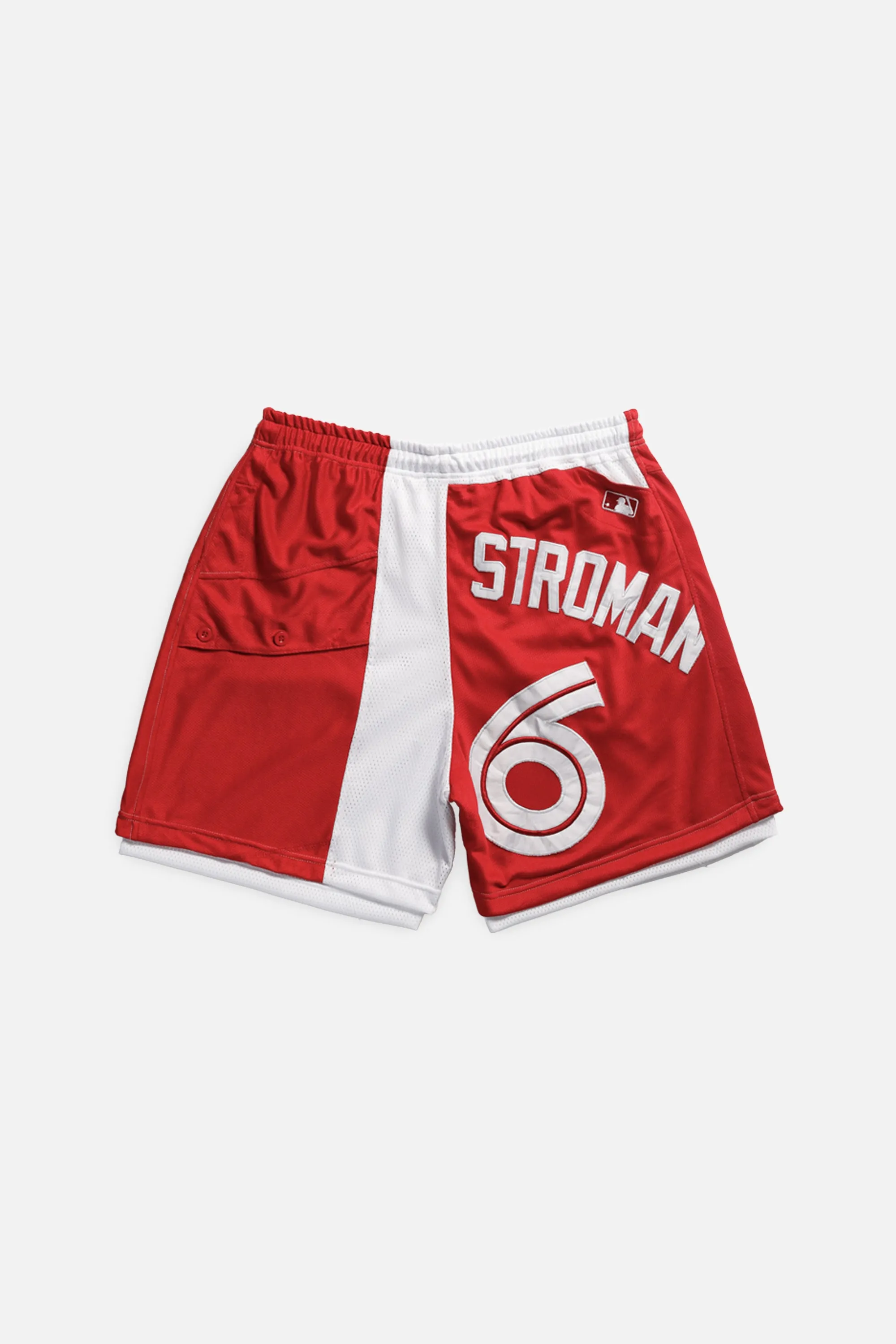 Unisex Rework Toronto Blue Jays MLB Jersey Shorts - XL Frankie