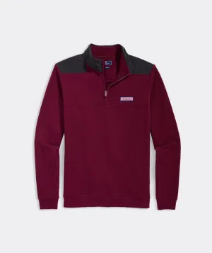 Vineyard Vines Corduroy Shoulder Professor Shep Shirt - Crimson
