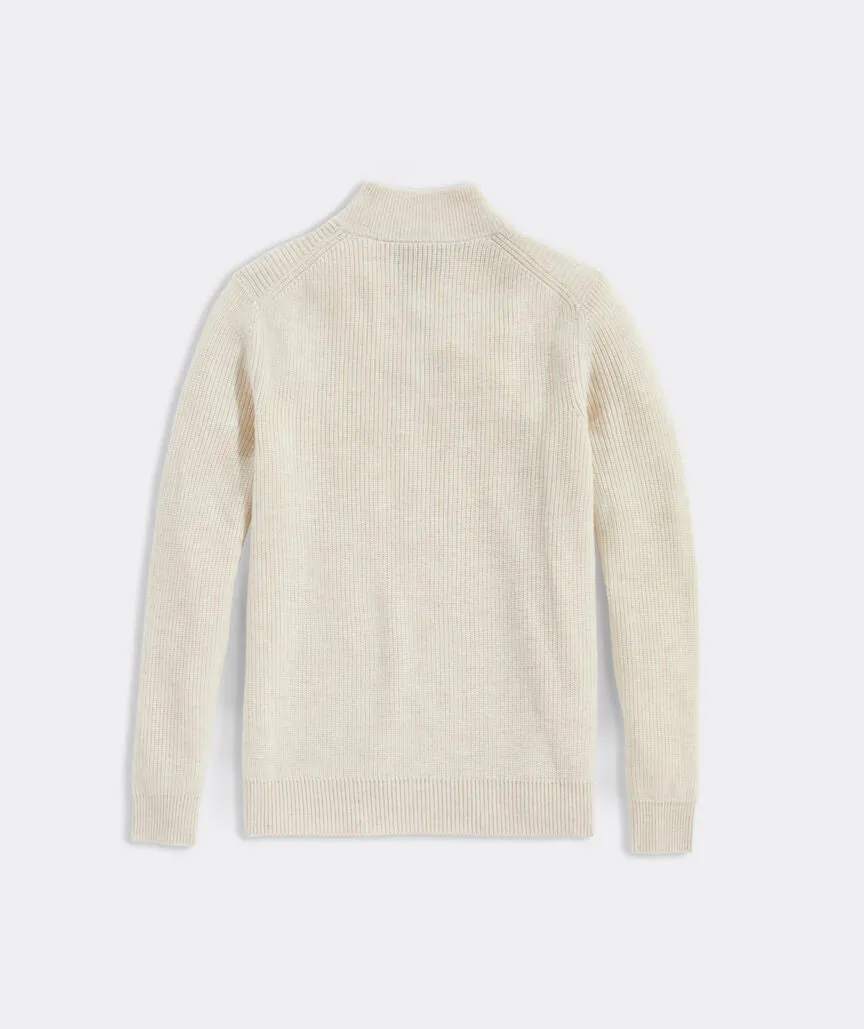 Vineyard Vines Men's Oysterman Sweater - Marshmallow