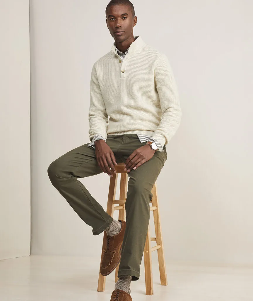 Vineyard Vines Men's Oysterman Sweater - Marshmallow