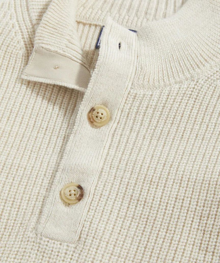 Vineyard Vines Men's Oysterman Sweater - Marshmallow