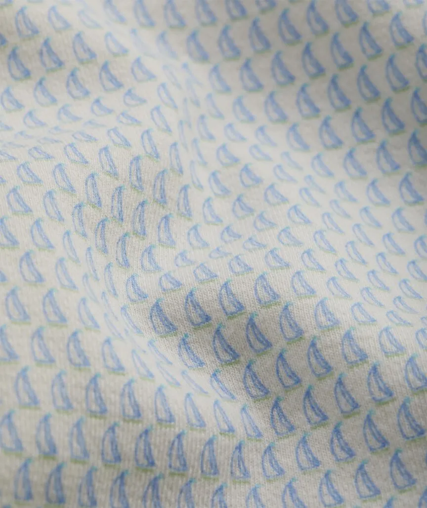 Vineyard Vines Men's Saltwater Quarter-Zip - Sails Micro Marsh