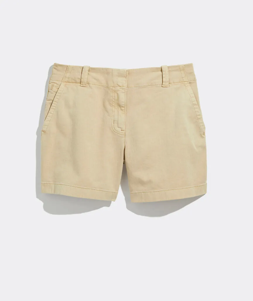 Vineyard Vines Women's 5 Inch Herringbone Every Day Shorts - Sand