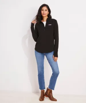 Vineyard Vines Women's Dreamcloth Relaxed Shep Shirt - Jet Black