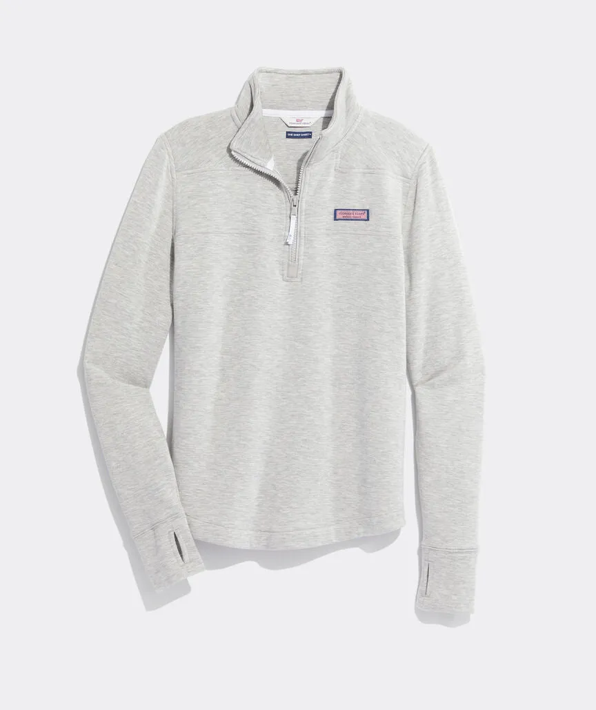 Vineyard Vines Women's Dreamcloth Relaxed Shep Shirt - Light Gray Heather