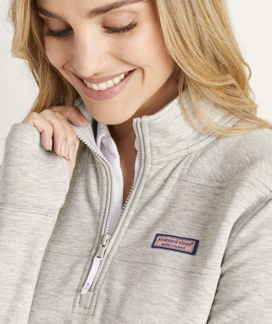 Vineyard Vines Women's Dreamcloth Relaxed Shep Shirt - Light Gray Heather