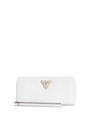 White Meridian Large Wallet Guess
