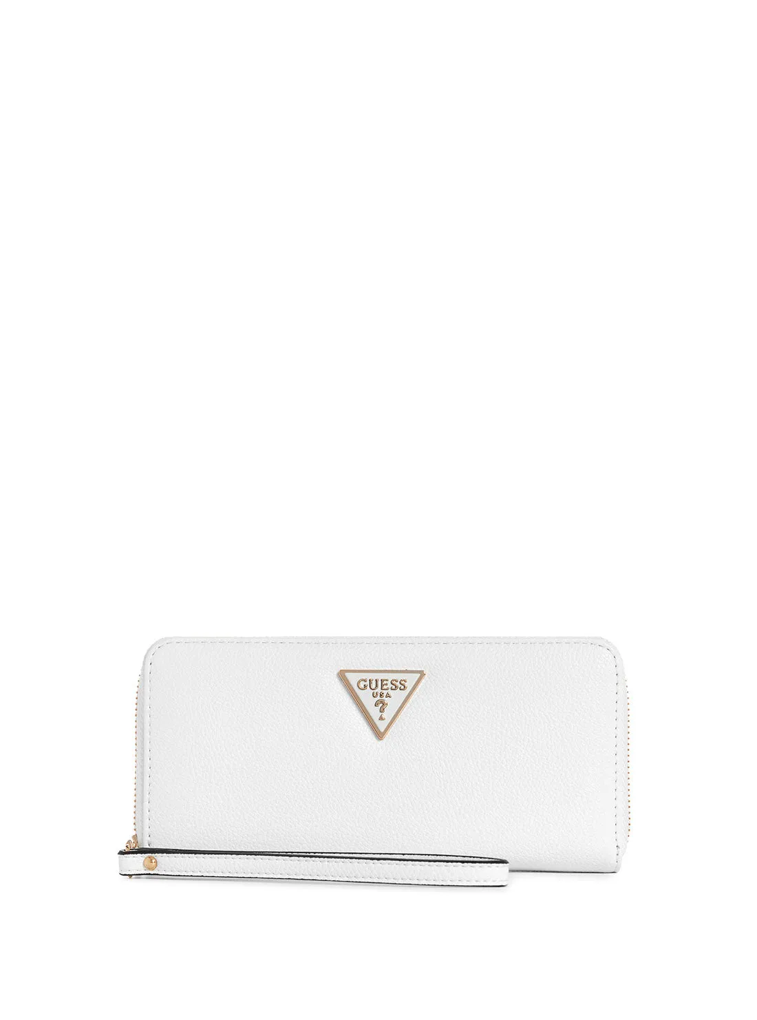 White Meridian Large Wallet Guess